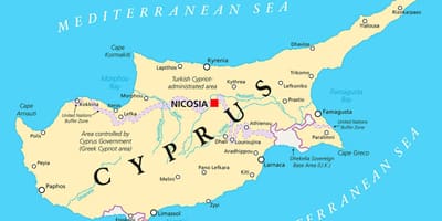 Kapitalo Kipro žemėlapis